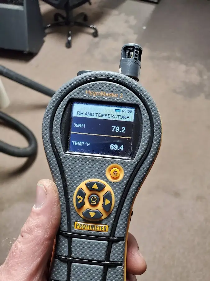 Moisture meter humidity assessment for Fire & Smoke Damage Restoration in Sidney
